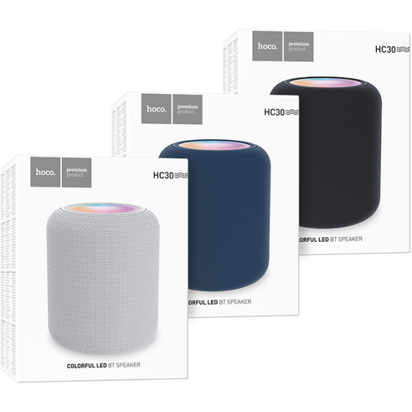 Фото - Портативная акустика HOCO HC30 Oceano BT speaker Gray (6942007646345)
