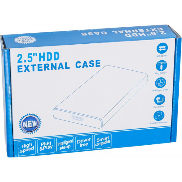 Фото - Внешний карман PowerPlant HDD 2.5 USB3.0, 6.5 см (HC380015)