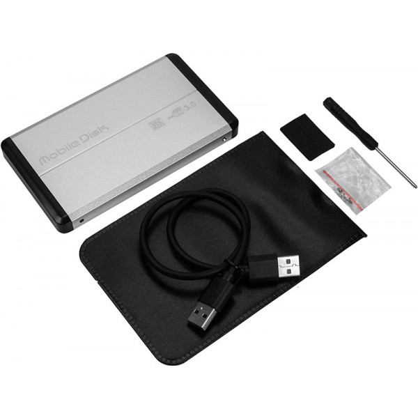 Фото - Внешний карман PowerPlant HDD 2.5 USB3.0, 6.5 см (HC380015)