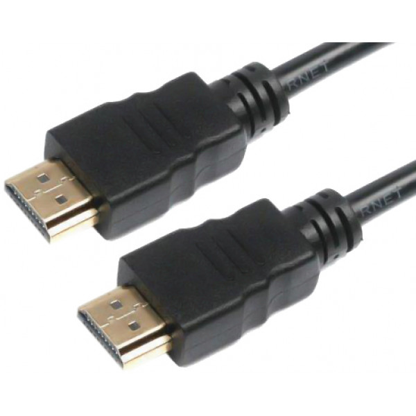 Фото - Кабель HDMI Maxxter HDMI-HDMI M/M v1.4 1m Black (VB-HDMI4-1M)