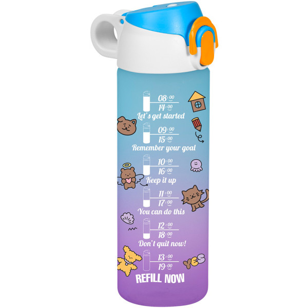 Фото - Бутылка для воды Herevin PC-Double Coloured 2025 0.75 л (161686-175)