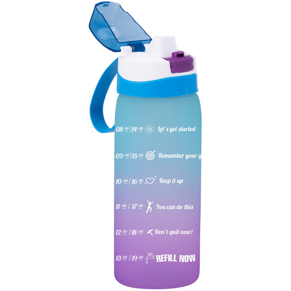 Фото - Бутылка для воды Herevin PC-Double Coloured Blue 1 л (161646-160)