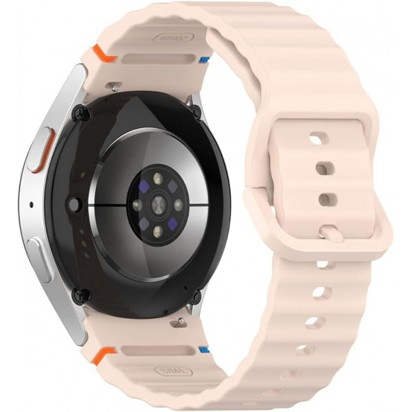 Фото - Ремешок для смарт-часов BeCover Ribbed Tape for Samsung Galaxy Watch (20mm) 3 41mm/4 40mm-44mm/5 40-44mm/6 40-44mm/7 40-44mm Pink (712047)