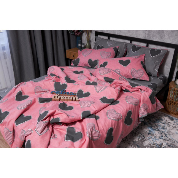 Фото - Комплект постельного белья Moon&Star Бязь Gold Люкс Love 160х220 (MS-820002774)