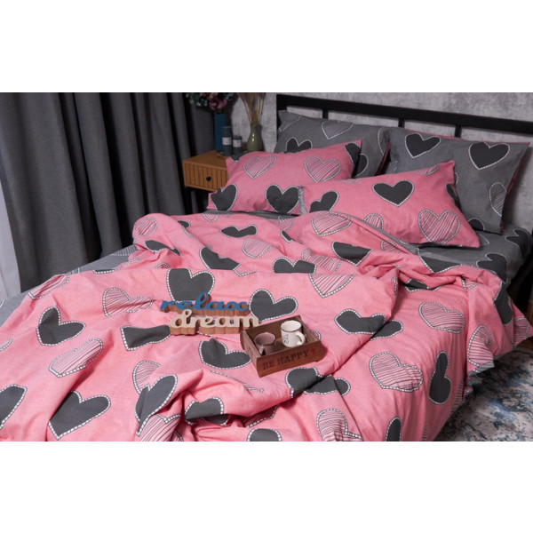 Фото - Комплект постельного белья Moon&Star Бязь Gold Люкс Love 160х220 (MS-820002775)