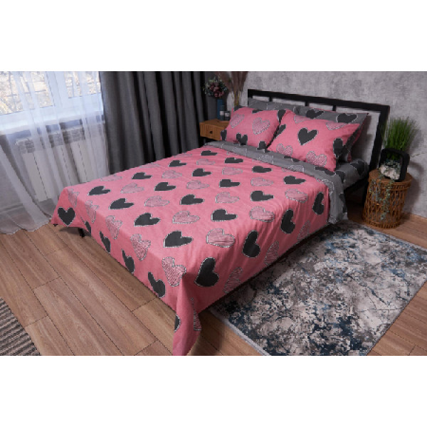 Фото - Комплект постельного белья Moon&Star Бязь Gold Люкс Love 160х220 (MS-820002774)