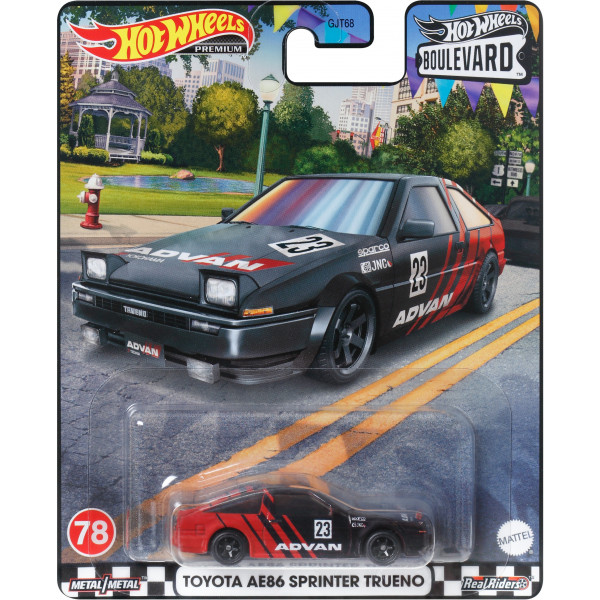 Фото - Коллекционная машина Hot Wheels Toyota AE86 Sprinter Trueno серии "Премиальные автомобили" (GJT68/HKF28)