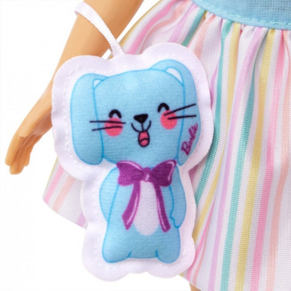 Фото - Кукла Barbie "Моя первая Barbie" шатенка с зайчонком (HLL21)