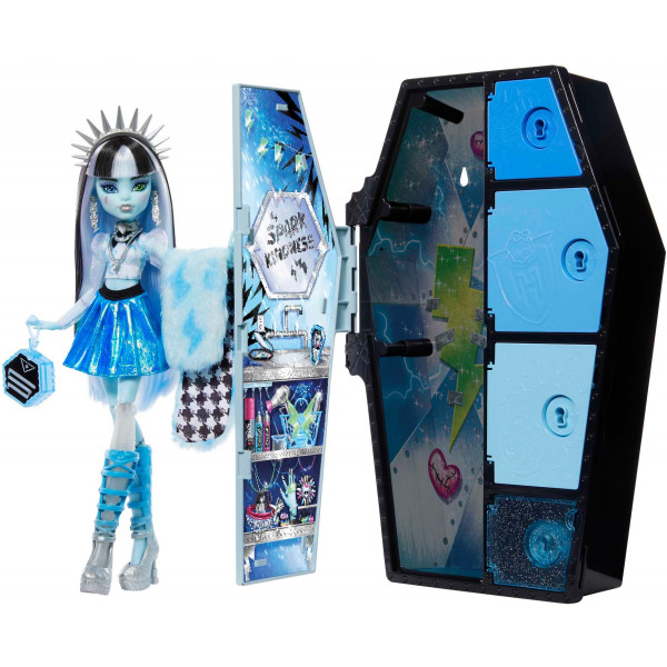 Фото - Кукольный набор Monster High "Ужас-секреты Фрэнки" серии "Отпадный стиль" (HNF75)