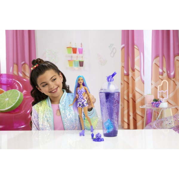 Фото - Кукла Barbie "Pop Reveal" серии "Сочные фрукты" – виноградная содовая (HNW44)