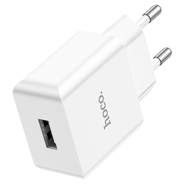 Фото - Сетевое зарядное устройство HOCO C106A 10.5W White (6931474783899)