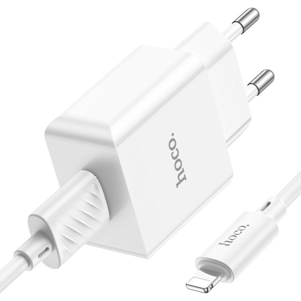 Фото - Сетевое зарядное устройство HOCO C106A 10.5W White (6931474783899)