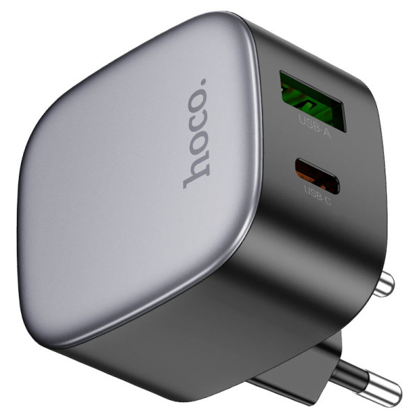 Фото - Сетевое зарядное устройство HOCO CS32A Rise PD20W+QC3.0 charger Black (6942007617451)