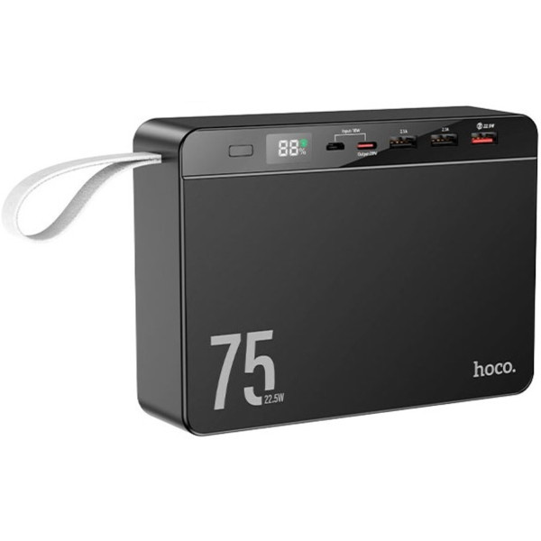 Фото - Батарея мобильная HOCO J94 Overlord 22.5W 75000mAh Black (6931474779175) Фото - Батарея мобильная HOCO J94 Overlord 22.5W 75000mAh Black (6931474779175)