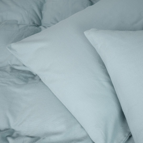 Фото - Простынь двуспальная MirSon Фланель 006 Menthol 180x200 см (2200009650512)