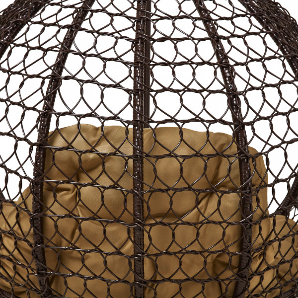 Фото - Кресло-кокон Home Rest одинарное Коричневый/койот