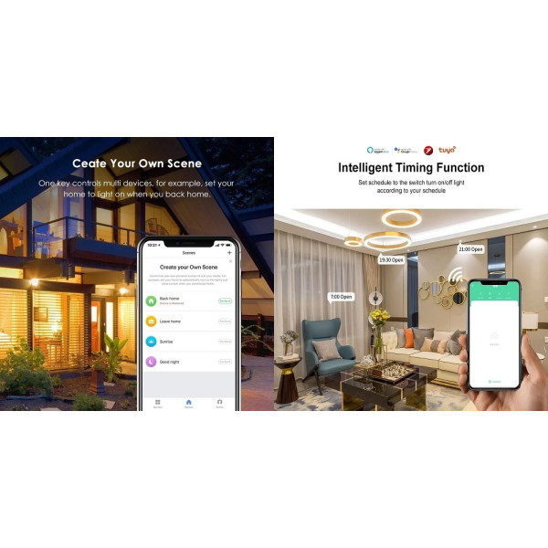 Фото - Релейный выключатель Tuya 30A, AC 100-240V 6600W (HS084035)