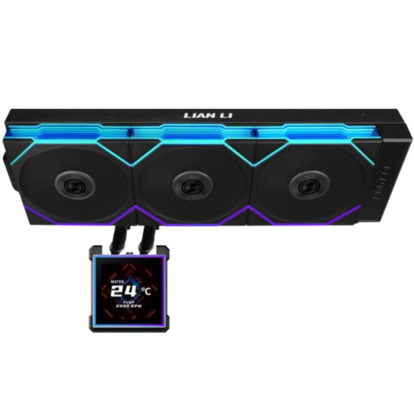 Фото - Водяная система охлаждения Lian Li HydroShift II LCD-S 360TL, Black (G89.GHS2LCDS36TB.00)