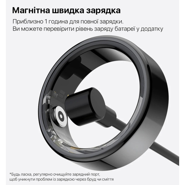 Фото - Смарт-кольцо INSPIRE HSR02 размер 10 Black (HSR02-10)