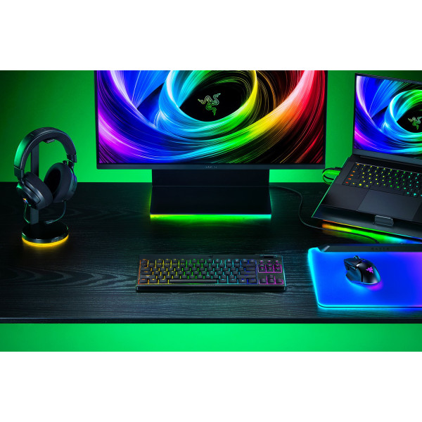 Фото - Клавиатура беспроводная игровая Razer BlackWidow V4 Low-Profile TKL Green switch (RZ03-05450500-R3M1)