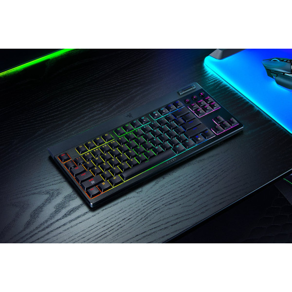 Фото - Клавиатура беспроводная игровая Razer BlackWidow V4 Low-Profile TKL Green switch (RZ03-05450500-R3M1)