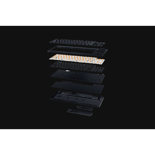 Фото - Клавиатура беспроводная игровая Razer BlackWidow V4 Low-Profile TKL Green switch (RZ03-05450500-R3M1)