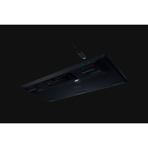 Фото - Клавиатура беспроводная игровая Razer BlackWidow V4 Low-Profile TKL Green switch (RZ03-05450500-R3M1)