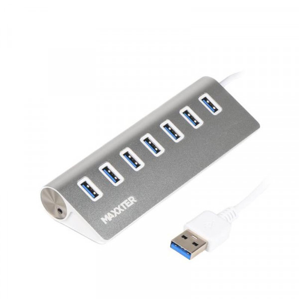Фото - Хаб USB Maxxter HU3A-7P-01 Фото - Хаб USB Maxxter HU3A-7P-01