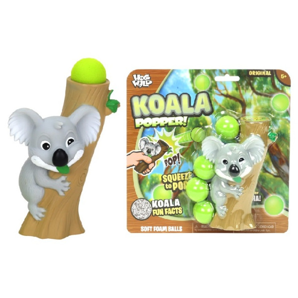 Фото - Антистресс игрушка HOGWILD Стреляющий зверек Коала (HW54329)