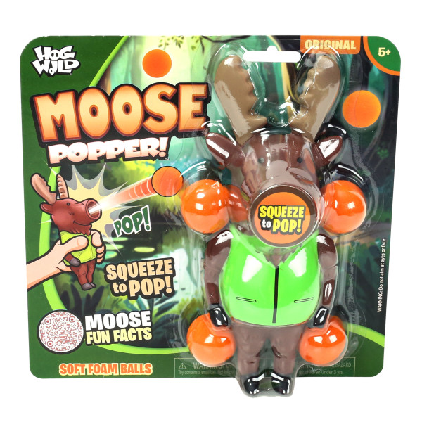 Фото - Антистресс игрушка HOGWILD Стреляющий зверек Лось (HW54350)