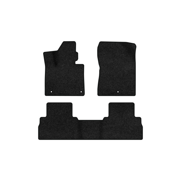 Фото - Коврики ворсовые в салон авто EVAtech Premium для Hyundai Santa FE (TM) 5 seats 2018-2020 4 поколение SUV Korea черный кант HY23821ZD3KH3VPB
