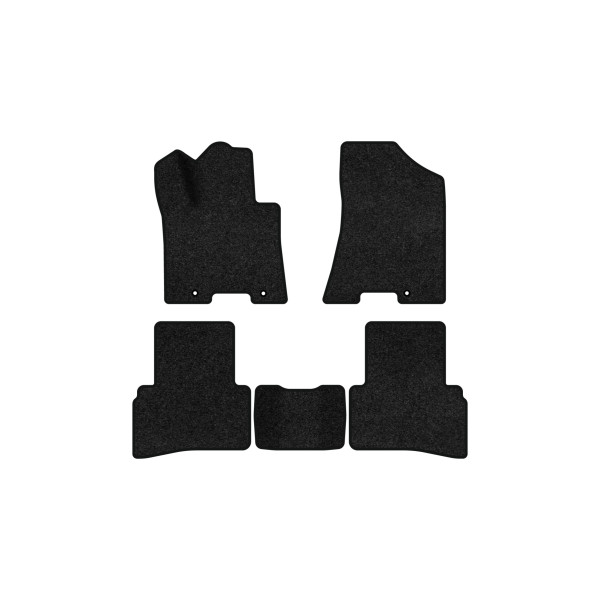 Фото - Коврики ворсовые в салон авто EVAtech Premium для Hyundai Tucson 2015-2021 3 поколение SUV USA черный кант HY31545CE5KH3VPB