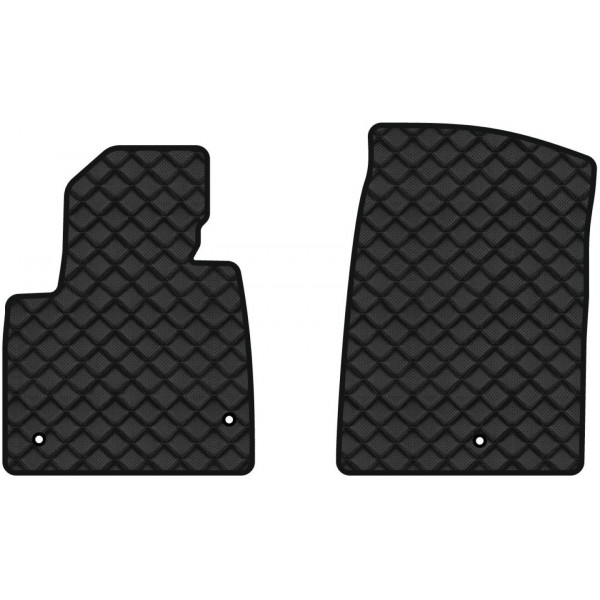 Фото - Коврики из экокожи в салон авто передние EVAtech ECO для Santa FE (DM) 7 seats Hyundai 2012-2017 3 поколение SUV USA (HY34472AB2LA3BBB)