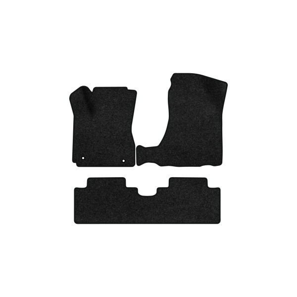 Фото - Коврики ворсовые в салон авто EVAtech Premium для Hyundai Tucson (JM) AT 2004-2010 1 поколение SUV Korea черный кант HY43594ZD3TL2VPB