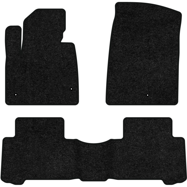 Фото - Коврики ворсовые в салон авто EVAtech Standard для Hyundai Grand Santa FE (NC) 7 seats 2012-2017 3 поколение SUV EU черный кант HY52584Z3LA3VEB