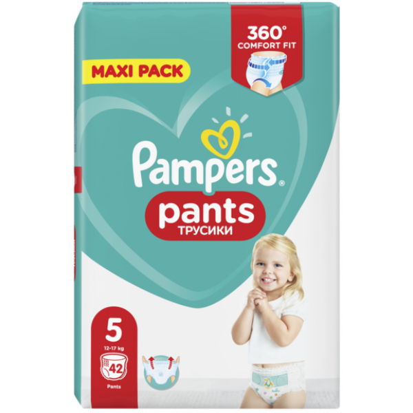 Фото - Одноразовые подгузники-трусики Pampers Pants Junior 5 (12-17 кг), 42 шт.
