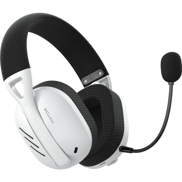 Фото - Гарнитура беспроводная игровая Hator Hyperpunk 2 Wireless Tri-mode Black/White (HTA-856)