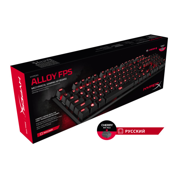 Фото - Клавиатура проводная HyperX Alloy FPS Cherry MX Red (HX-KB1RD1-RU/A5)