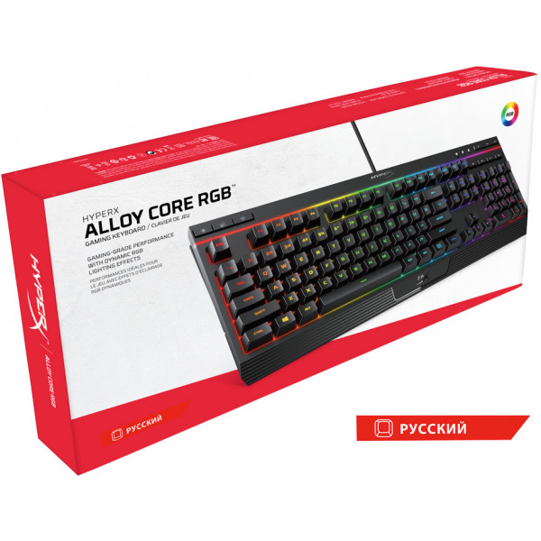 Фото - Клавиатура проводная игровая HyperX Alloy Core RGB (HX-KB5ME2-RU)