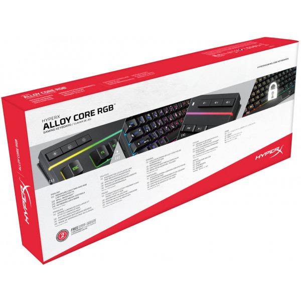 Фото - Клавиатура проводная игровая HyperX Alloy Core RGB (HX-KB5ME2-RU)