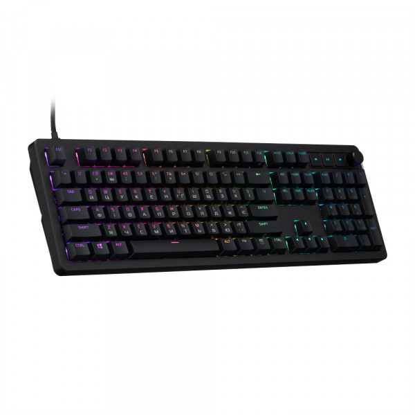 Фото - Клавиатура проводная игровая HyperX Alloy Rise PBT HX Red USB Black (7G7A3AA)