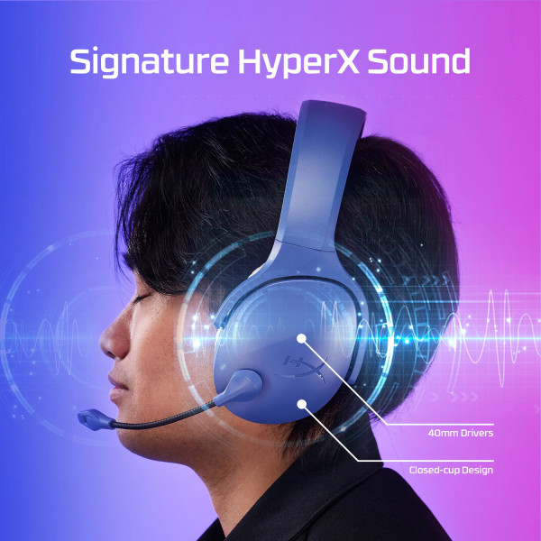 Фото - Гарнитура беспроводная игровая HyperX Cloud Jet Black (AJ0T1AA)