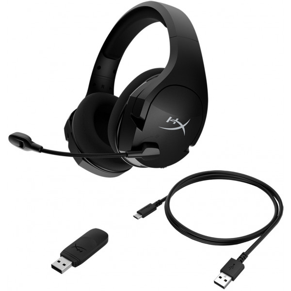 Фото - Гарнитура беспроводная игровая HyperX Cloud Stinger Core Wireless Gaming Headset+ 7.1 Black (4P4F0AA)