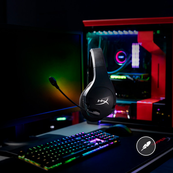 Фото - Гарнитура беспроводная игровая HyperX Cloud Stinger Core Wireless Gaming Headset+ 7.1 Black (4P4F0AA)