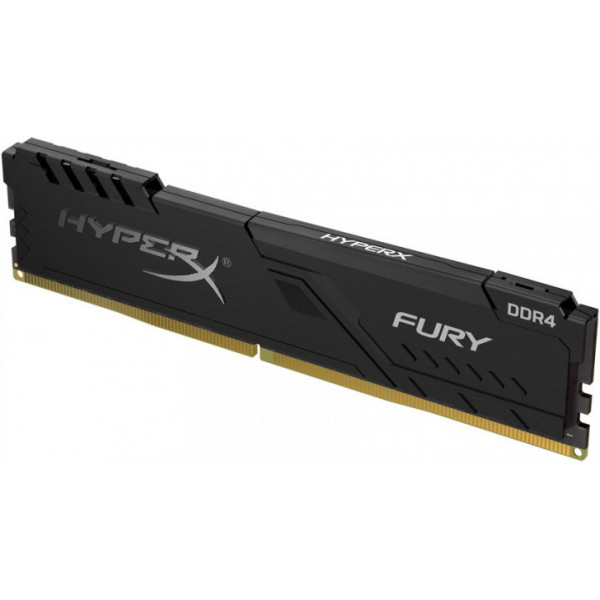 Фото - Память DDR Kingston DDR4 4GB/2400 HyperX Fury (HX424C15FB3/4) Black