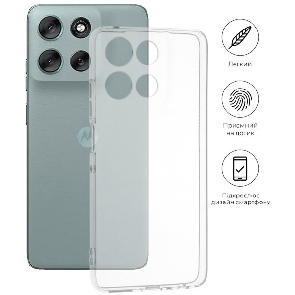 Фото - Чехол для смартфона BeCover for Motorola Moto G56 Transparancy (713767)
