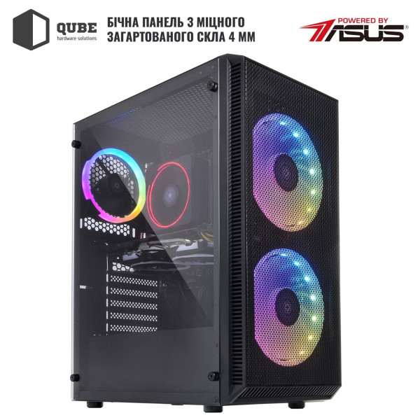 Фото - Системный блок QUBE QB i3 9100F GTX 1660 SUPER 6GB 1642 (i39100FGTX1660SUPER6GB1642)