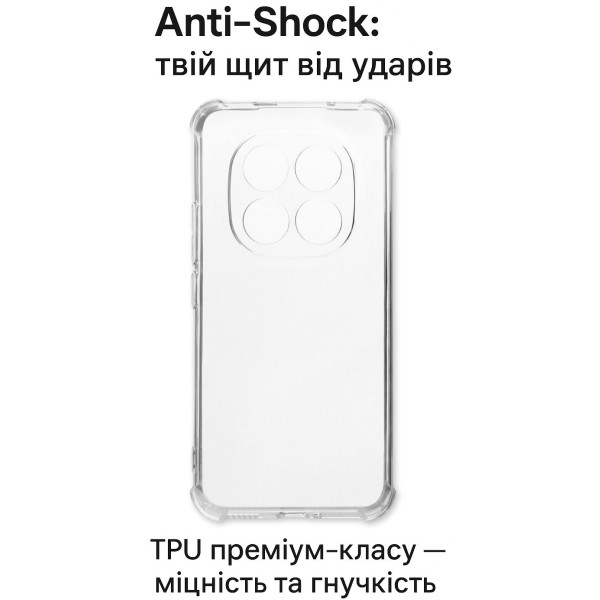 Фото - Чехол для смартфона BeCover Anti-Shock for Xiaomi Redmi Note 15 Pro Plus 5G Clear (714912)