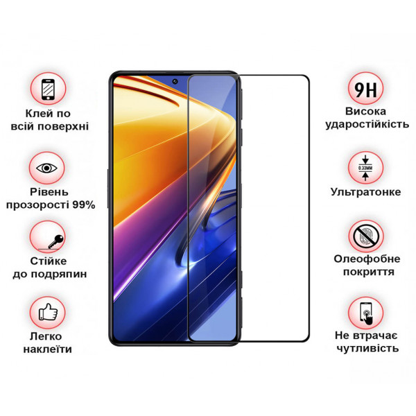 Фото - Защитное стекло для смартфона BeCover Tecno Spark 20 (KJ5n) Black (710626)