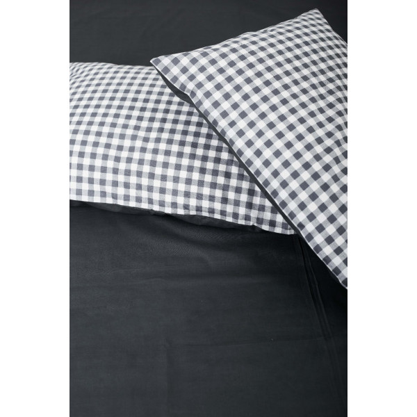 Фото - Комплект постельного белья Moon&Star 200х220 Gray Square Ranforce Elite (MS-820000013)